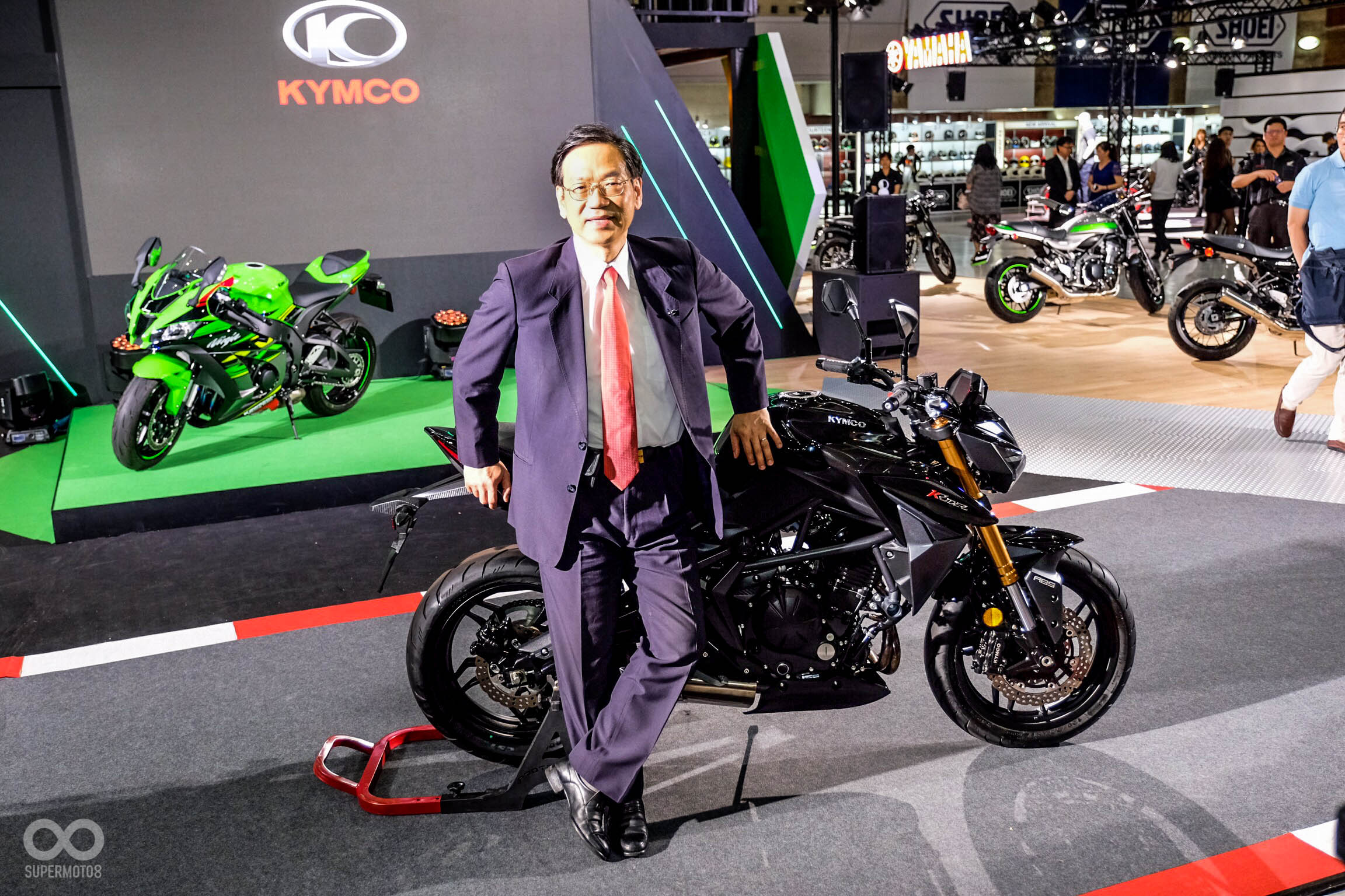 KYMCO執行長 柯俊斌在現場親自發表KRIDER 400