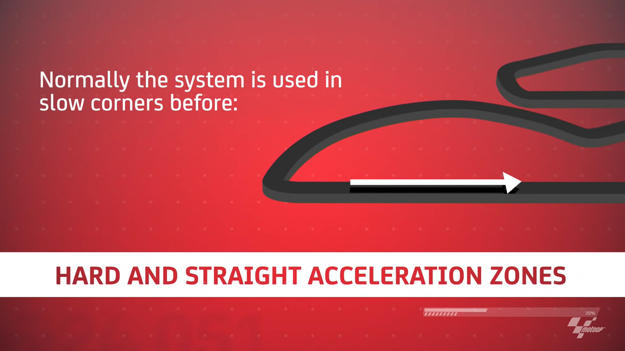 多數車手會選擇在低速彎接大直道需要急加速時使用座高調整裝置
