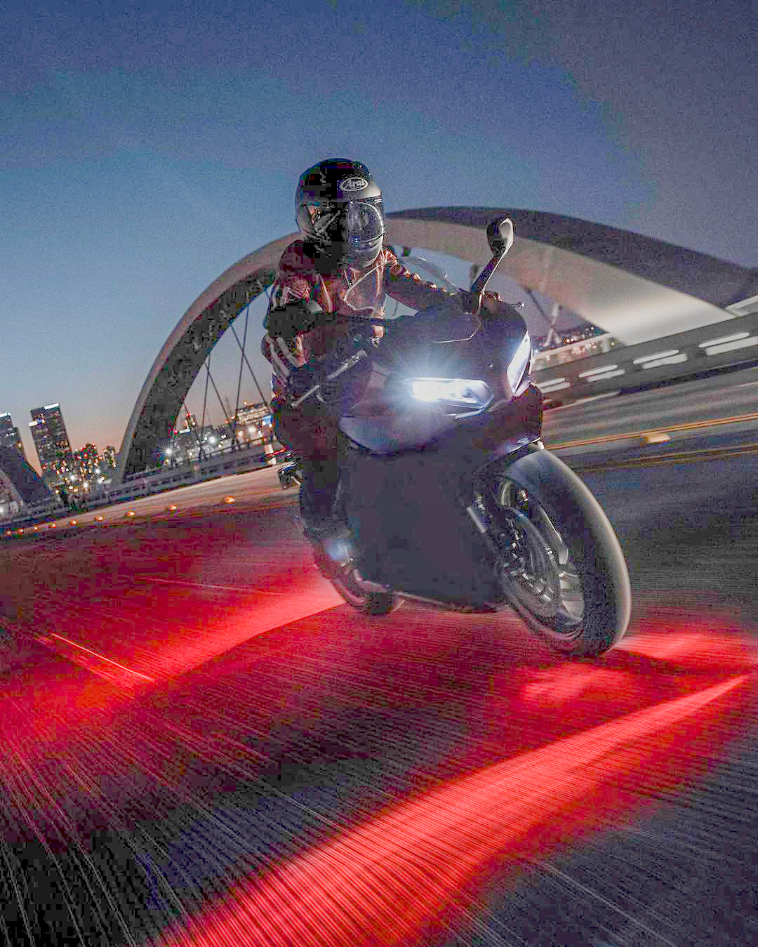 騎乘姿勢看起來使用休閒設定