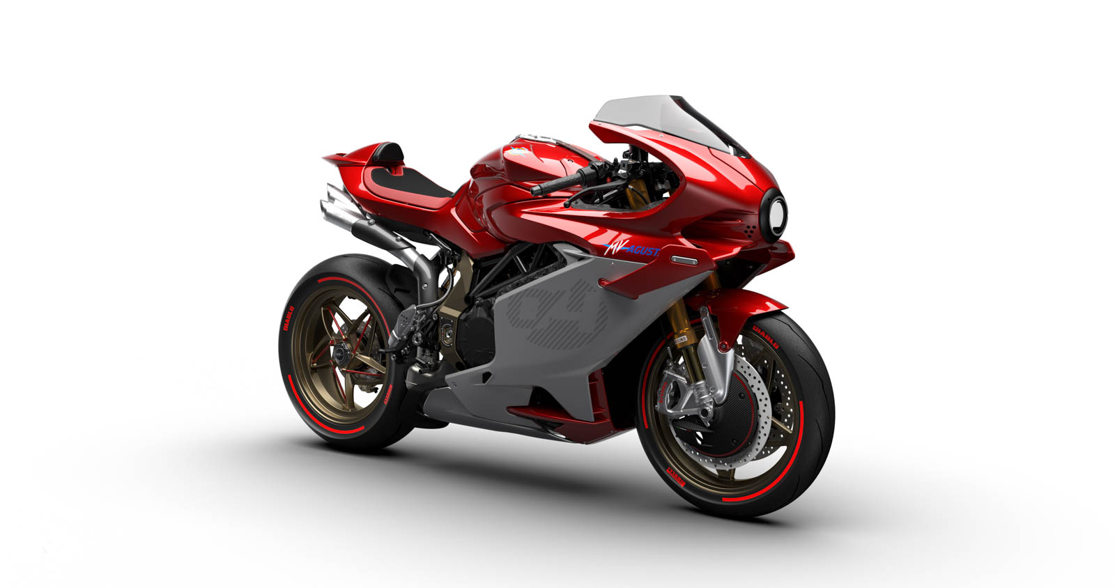 Superveloce 1000 Serie Oro使用Brutale 1000RR的四缸引擎,搭配Race Kit有212HP馬力和116.5Nm扭力