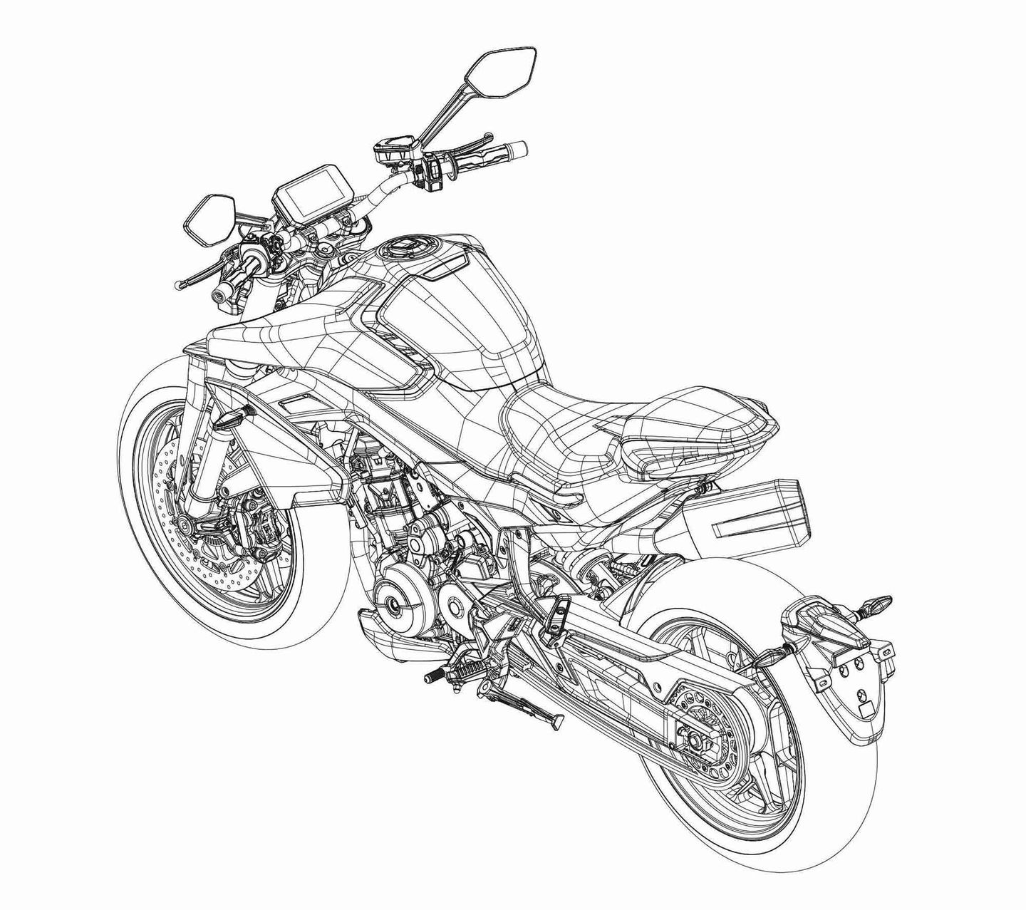 上翹的短車尾,配上單出短管尾段