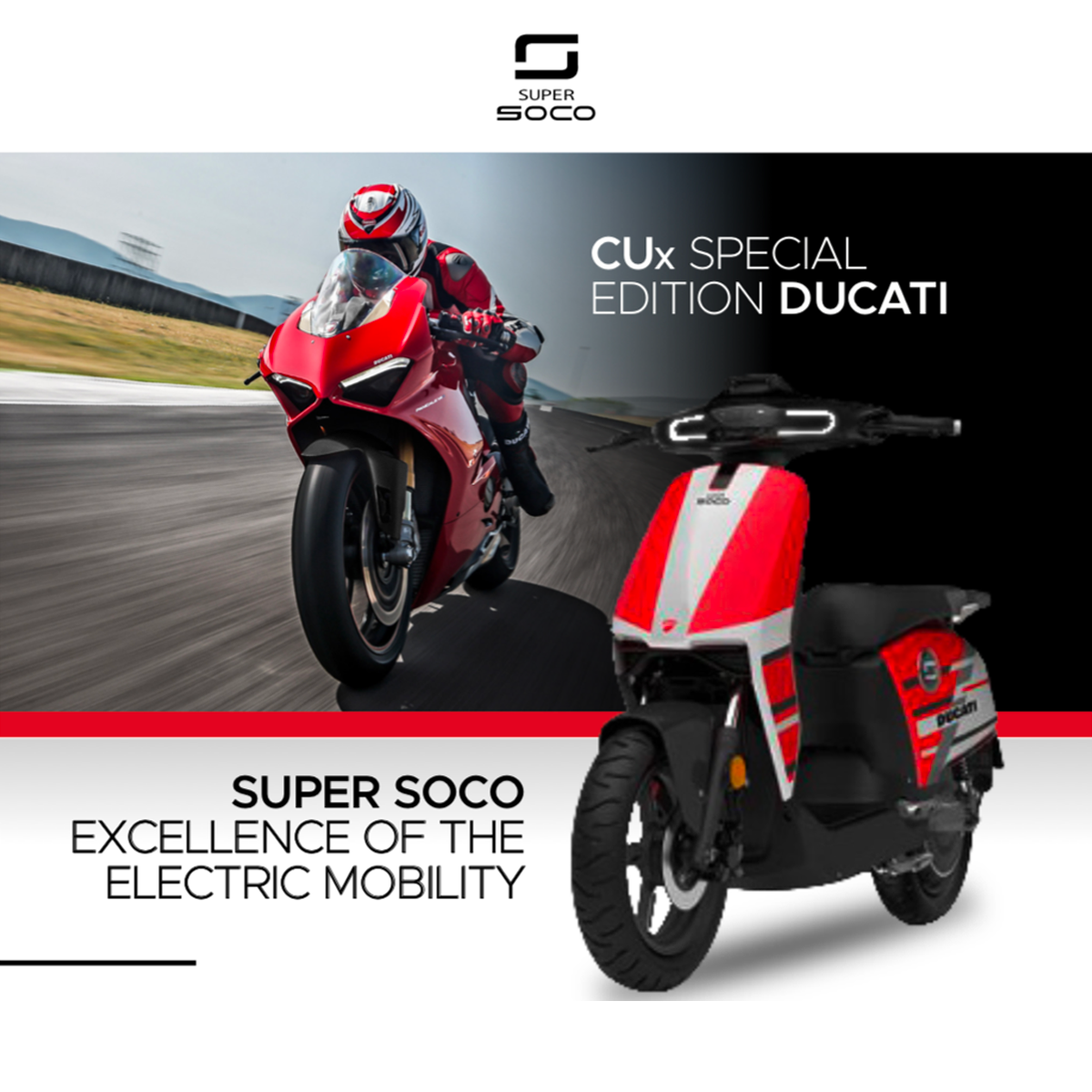 SuperSoco CUx Special Edition Ducati,僅是換過塗裝的改款車