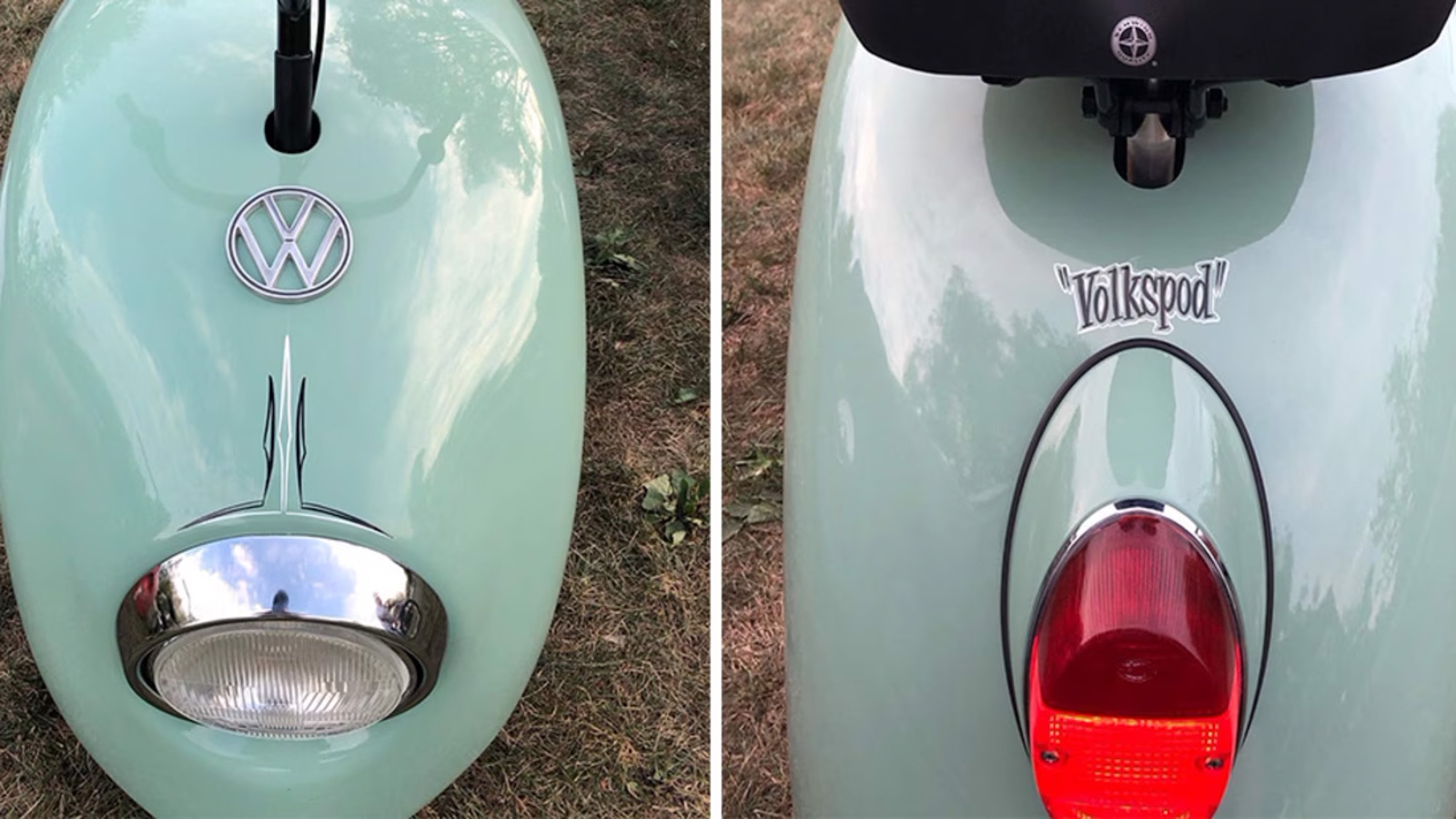 圓潤的車身線條,完美重現金龜車的經典造型