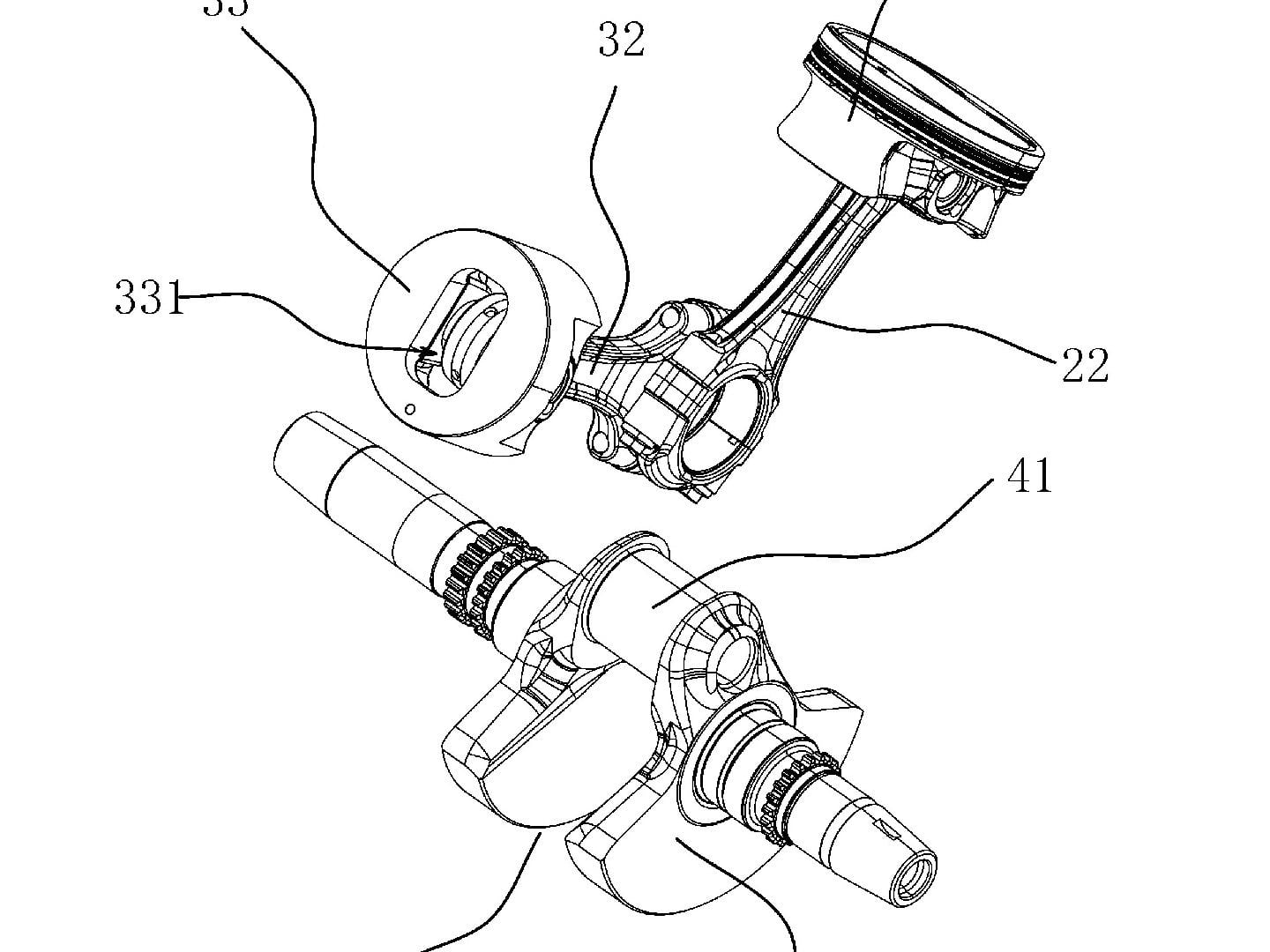 後缸的活塞上有開孔,並不會壓縮空氣,但仍然不免不了摩擦造成的動力損失