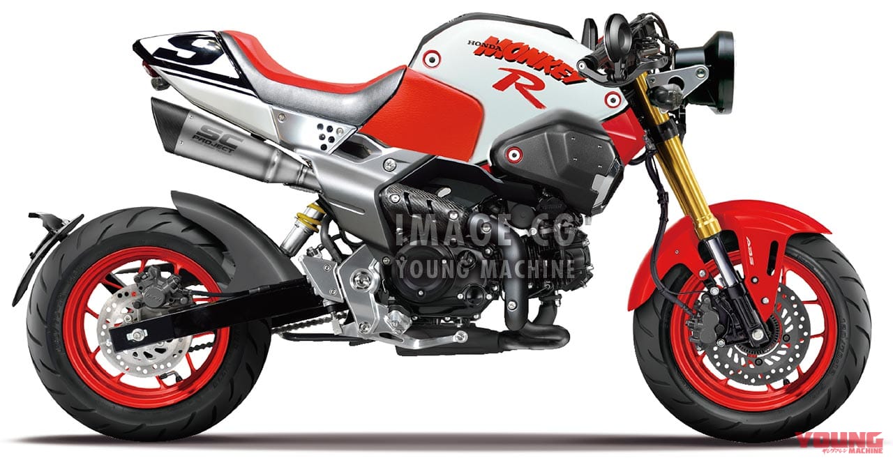 如果HONDA真的推出更熱血的MONKEY125R,那肯定會成為小型賽道練車的首選