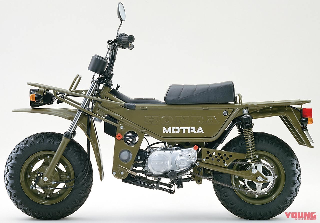 HONDA當年推出的CT50 Motra,使用的就是離心式變速器