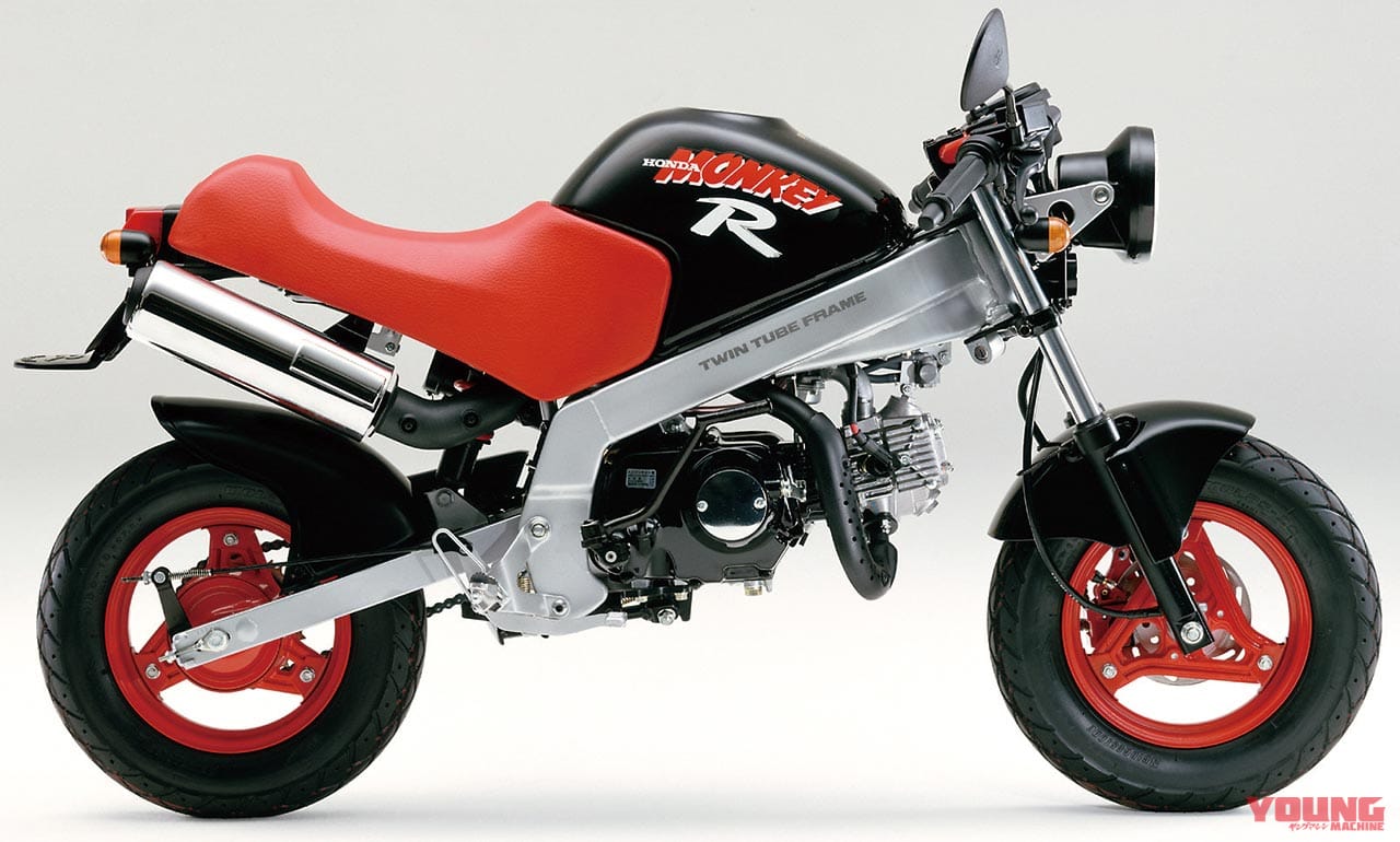 HONDA過去推出的MONKEYR,甚至有四行程版NSR50的稱號