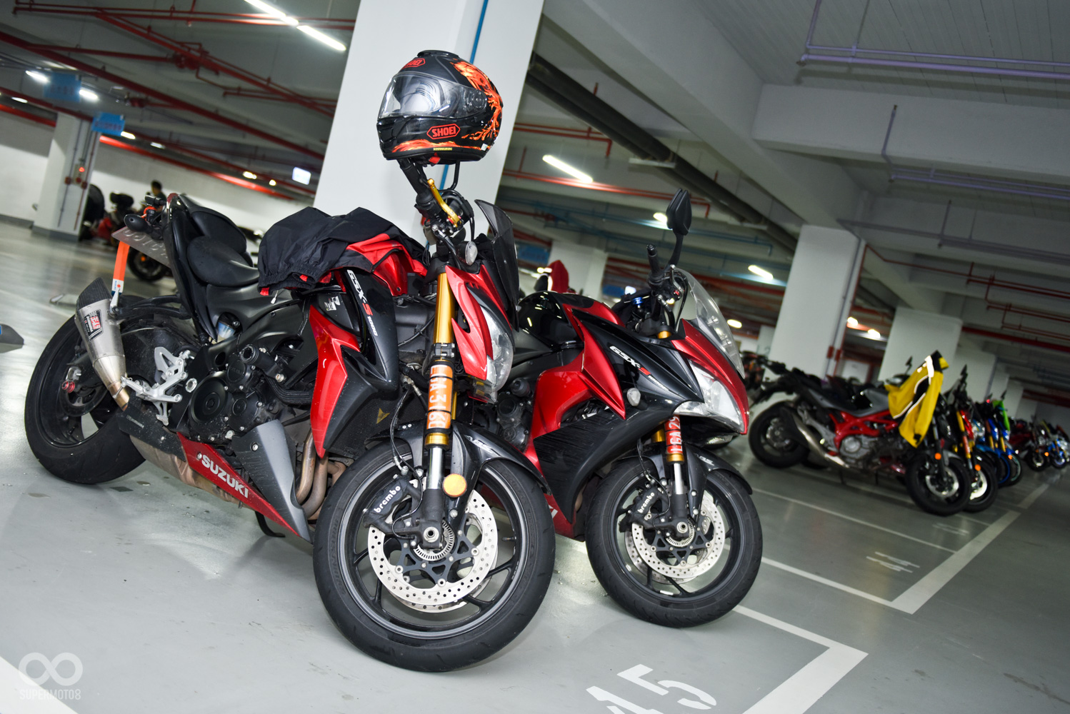 停車場的規劃相當得宜,讓大家都有關闊的位置可以停車