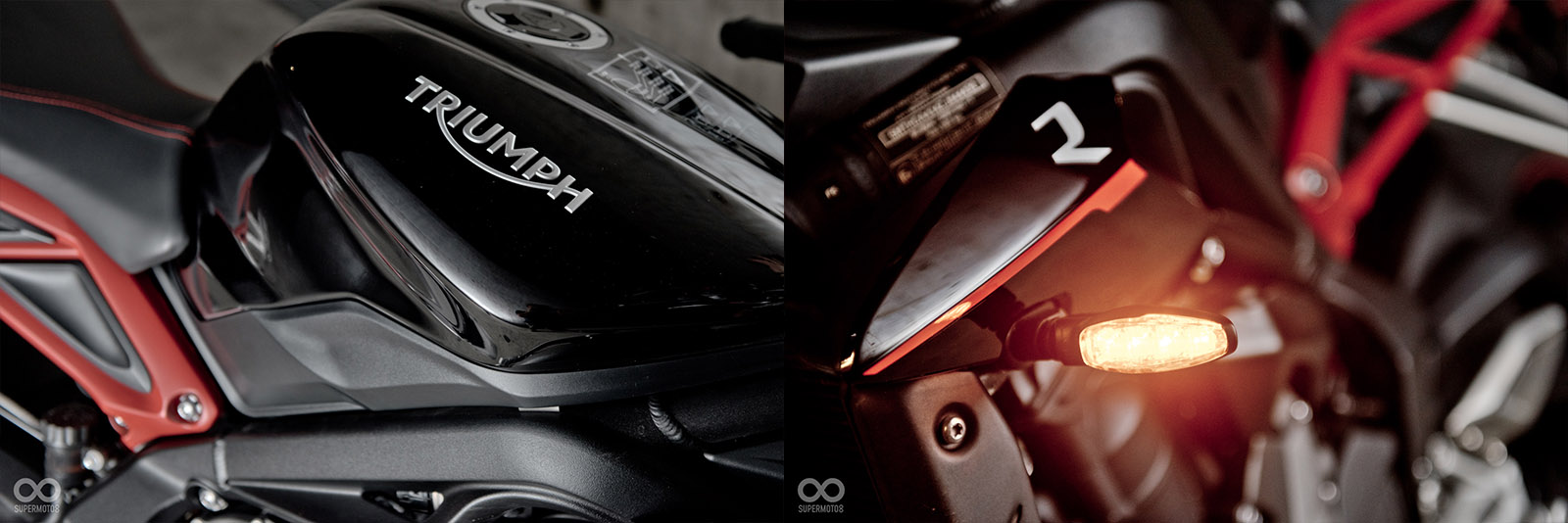 多層次的質感,加上紅色的拉花點綴,細緻之外又多了一份性能韻味