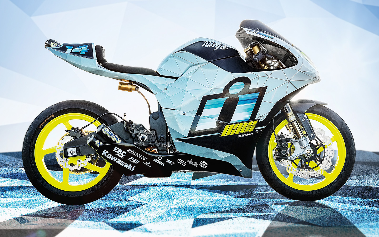 ICON打造統規賽車的想法獲得美國Kawasaki總部支持,提供原廠資源並在俄勒岡州波特蘭的ICON MOTOSPORTS總部,打造以競技為目標的ZX3-RR賽車