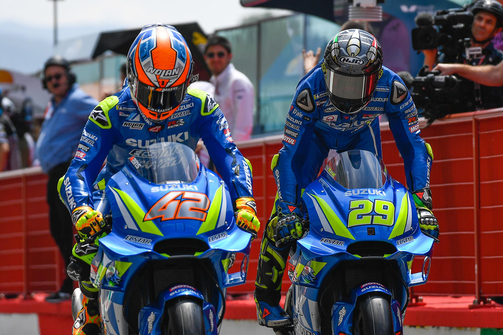 目前兩位Suzuki車手都非常有競爭力,但總是差那一點點就能站上頒獎台奪得勝利