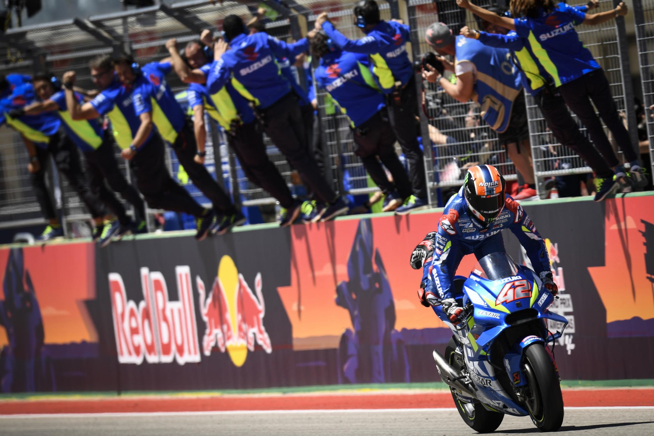 2019年最後一位在COTA賽道摘下勝利的車手是Alex Rins,這位SUZUKI一哥今年的狀況不太好