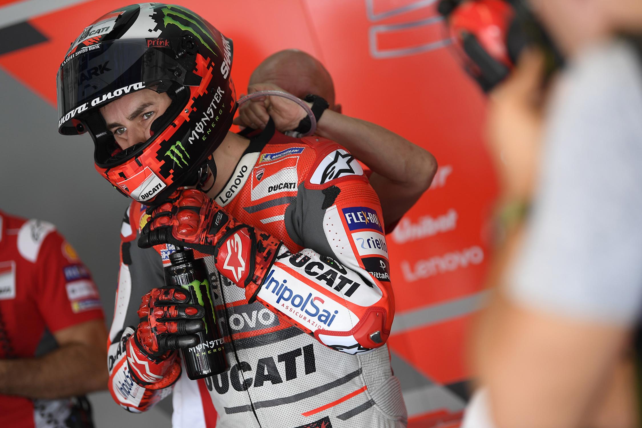 DUCATI認為Lorenzo給予的開發貢獻相當好