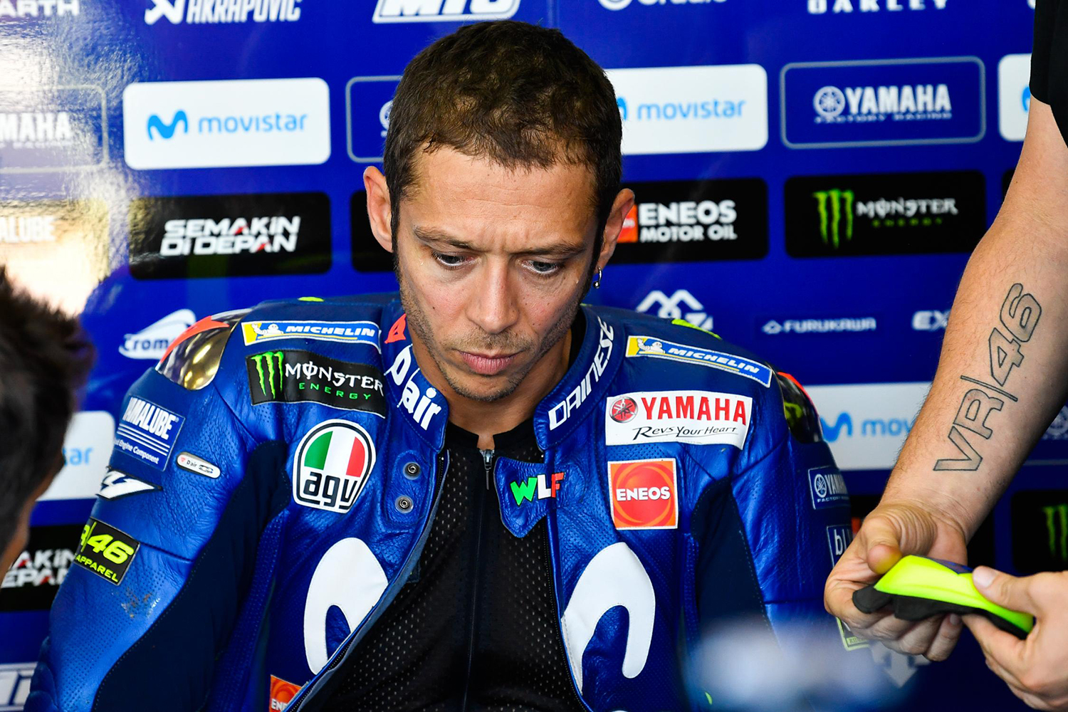 Rossi昨天一戰可以說是跑得非常精彩,只可惜最終並未能站上頒獎台