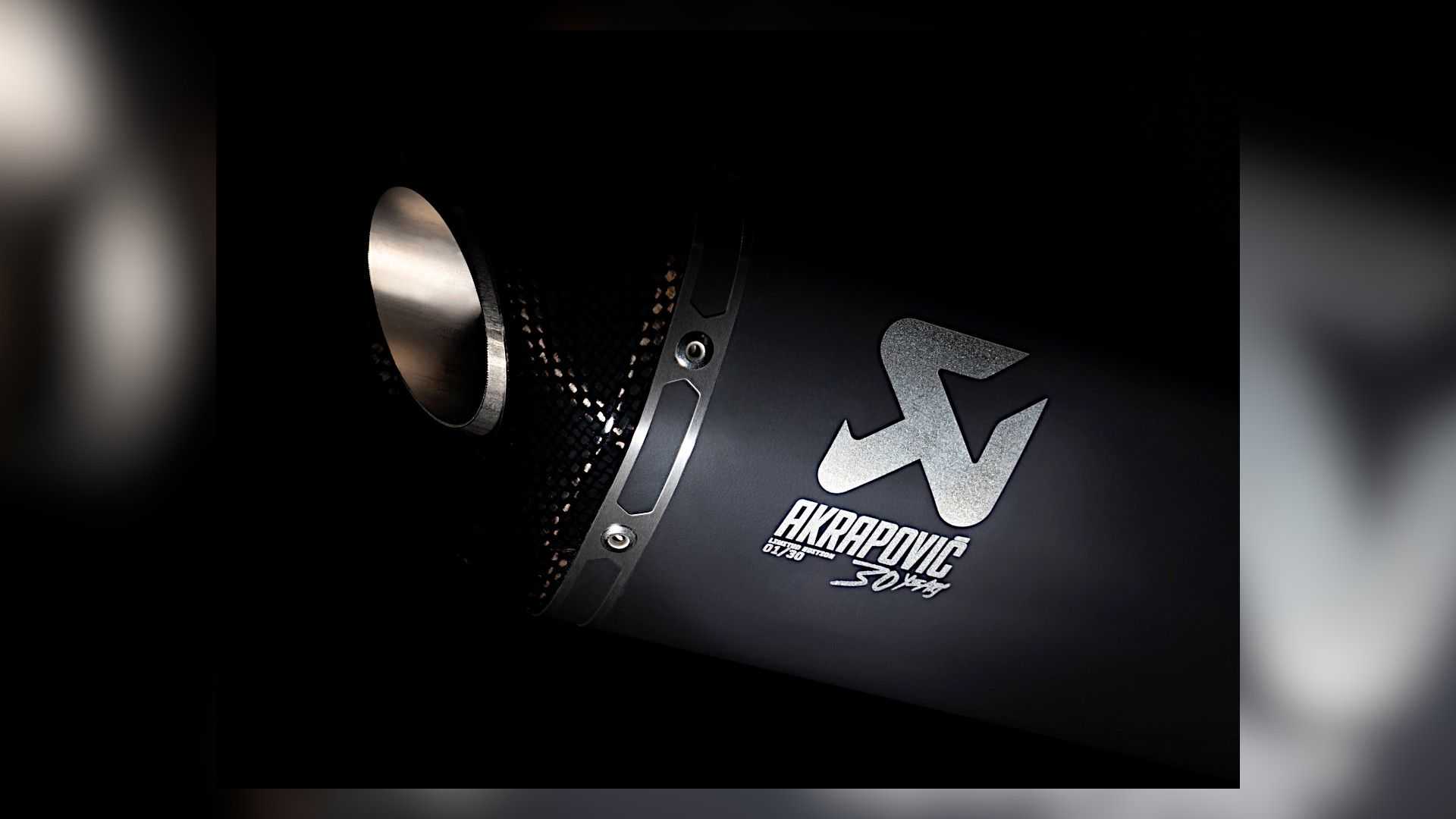 Akrapovič 30週年限量排氣管亮相，相信可以期待有更多車種的排氣管釋出