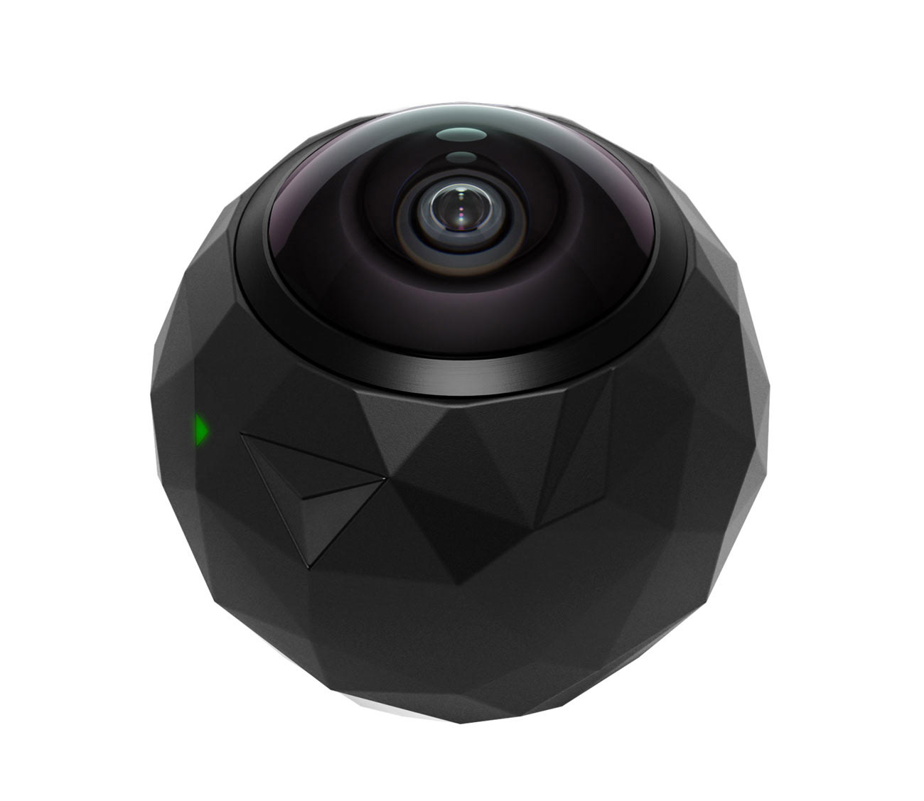 裝載於安全帽頂端的360度環景攝影鏡頭