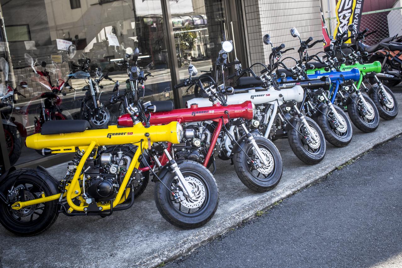 Gunner 50搭配相當搶眼的六種車色