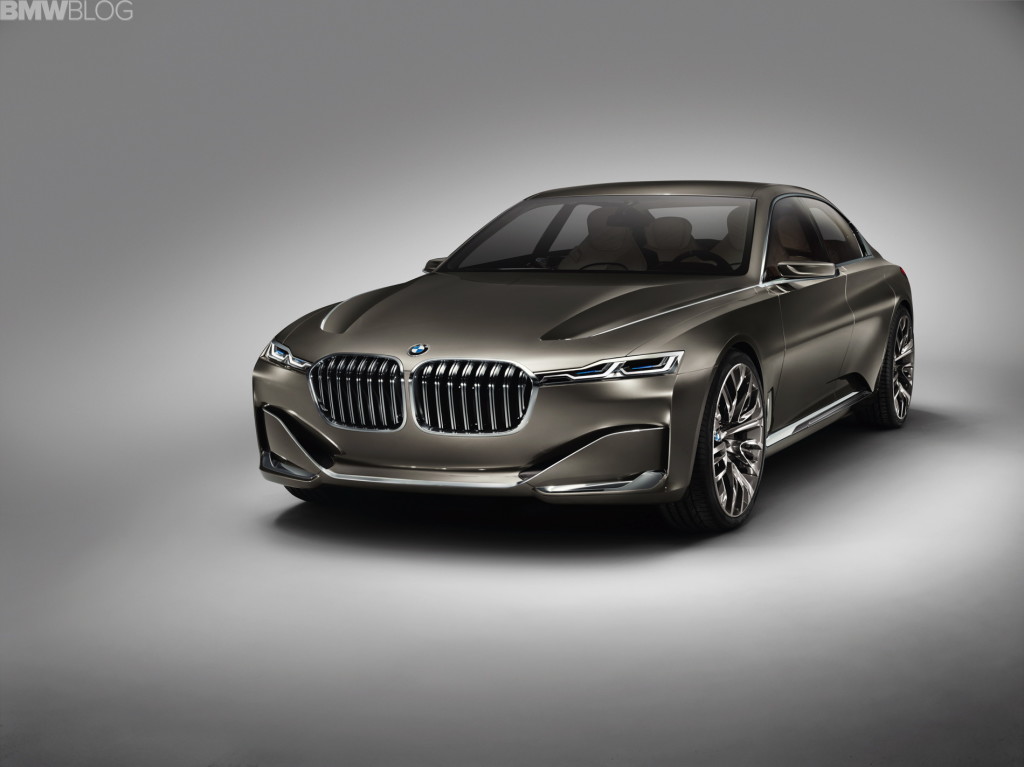 BMW概念車Vision Future Luxury Concept同樣擁有大豬鼻