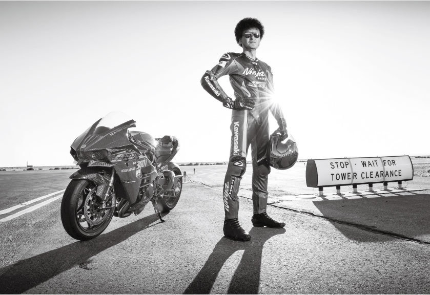 過去Team 38也曾經騎著H2R來到Bonneville Speed Week挑戰