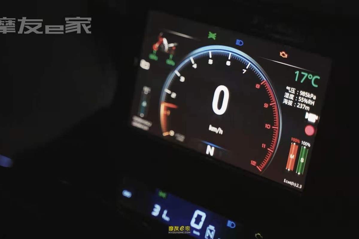 儀表設計也和Africa Twin如出一轍,功能也非常齊全,只差沒有Apple CarPlay的功能而已