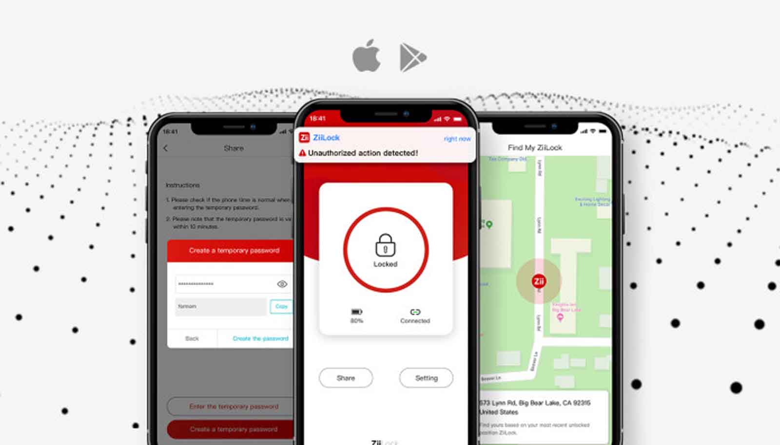 ZiiLock在鎖頭內建置了運動傳感器,能夠輕易分辨自行車是否在未經授權的情況下被移動