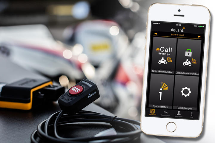 dguard 智慧緊急救援系統，讓喜歡獨自騎車出遊的歐洲騎士可以讓自己在遭遇緊急事故時更快得到援助