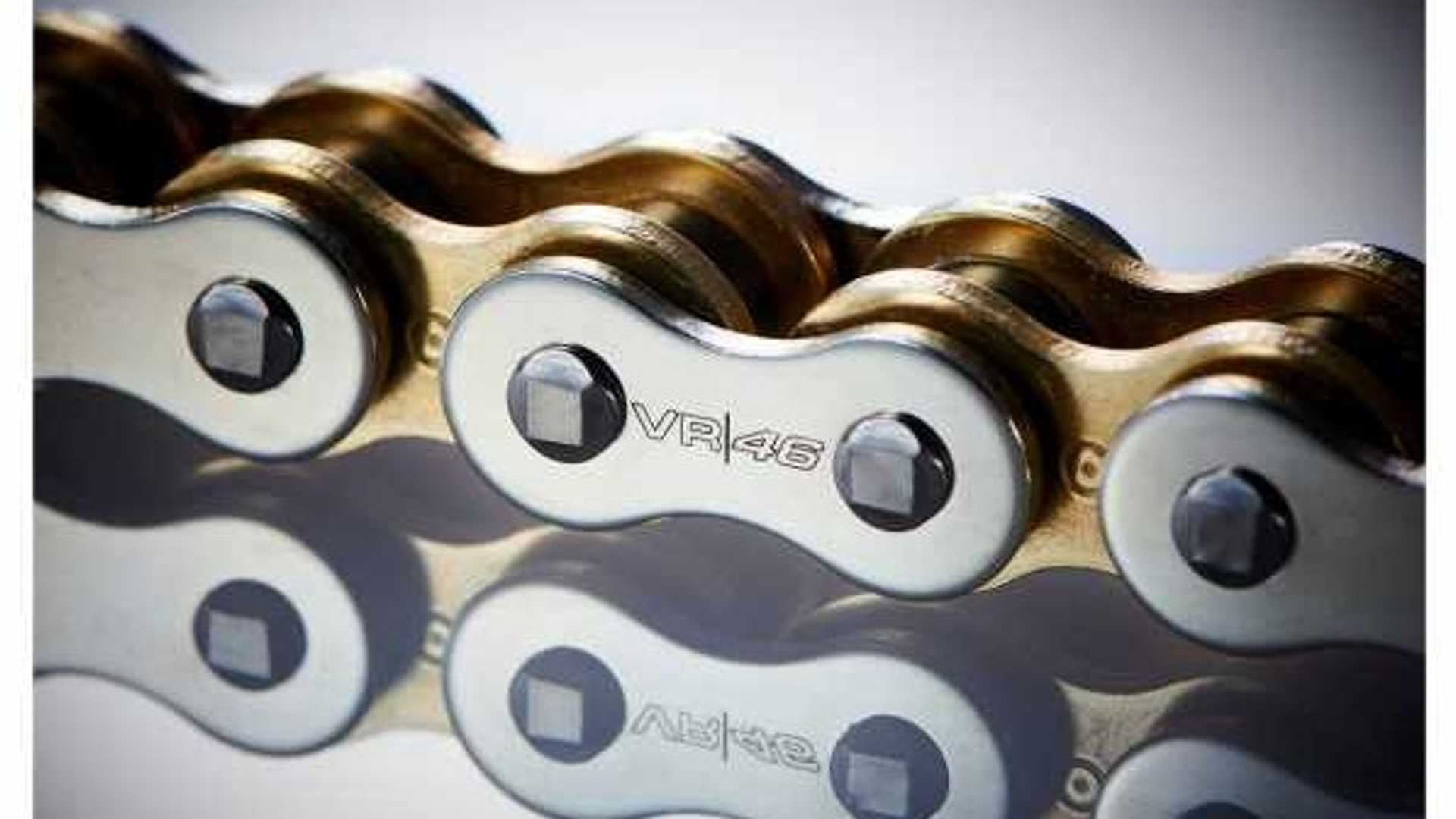 鏈片上能看到VR46和46字樣的設計