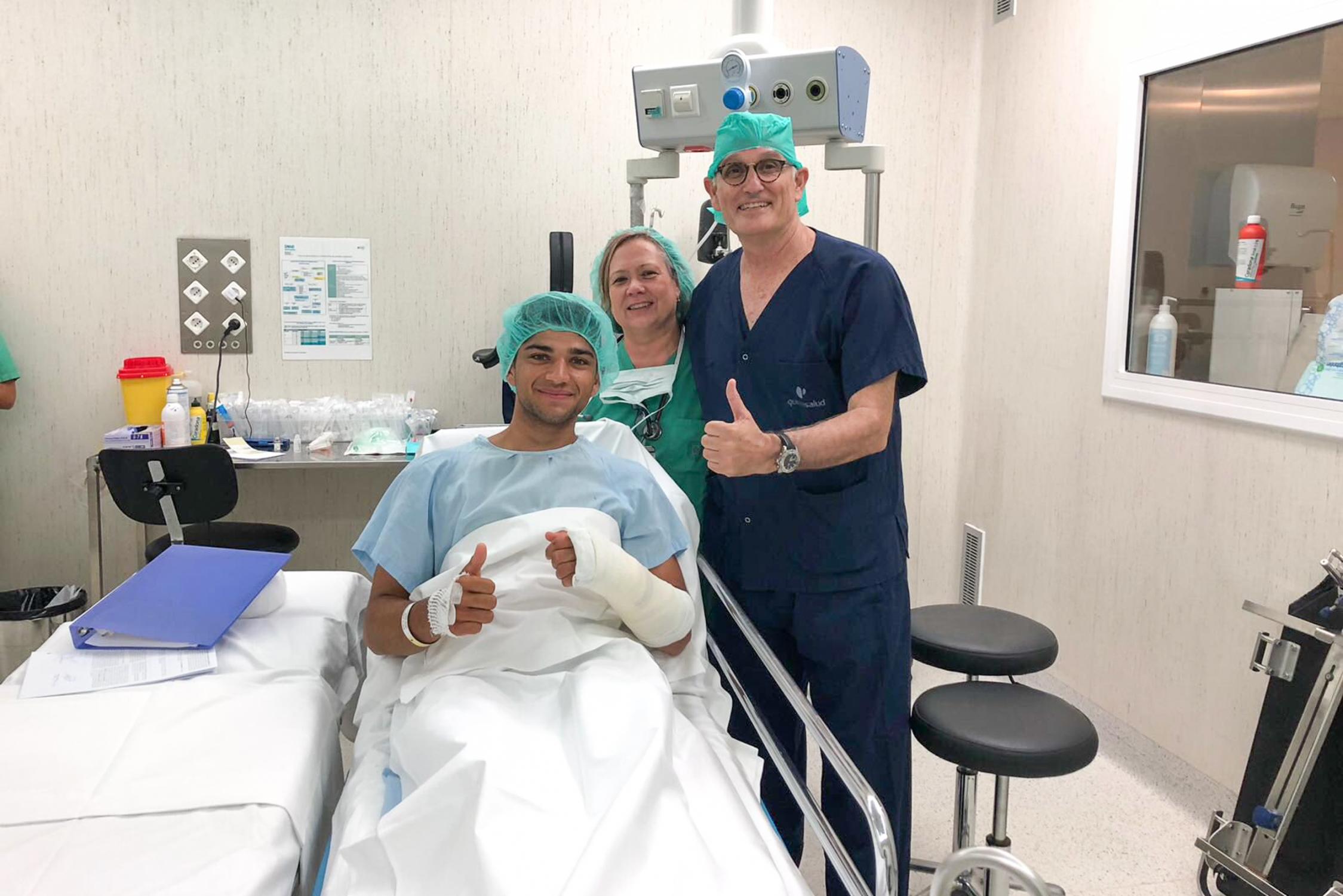 Martin忍著手術完的疼痛,依然拿下頒獎台位子