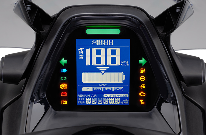 高反差LCD儀表可顯示多樣資訊