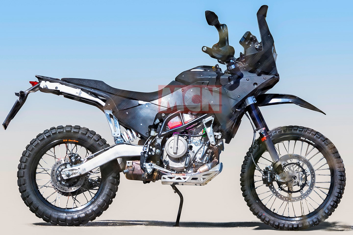 GASGAS版本的390 ADV整體比例似乎縮小了一點