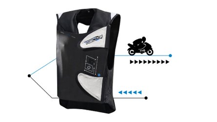 Alpinestars Tech-Ari 5可以透過手機藍芽連線,使用APP操控背心氣囊系統的啟動與關閉