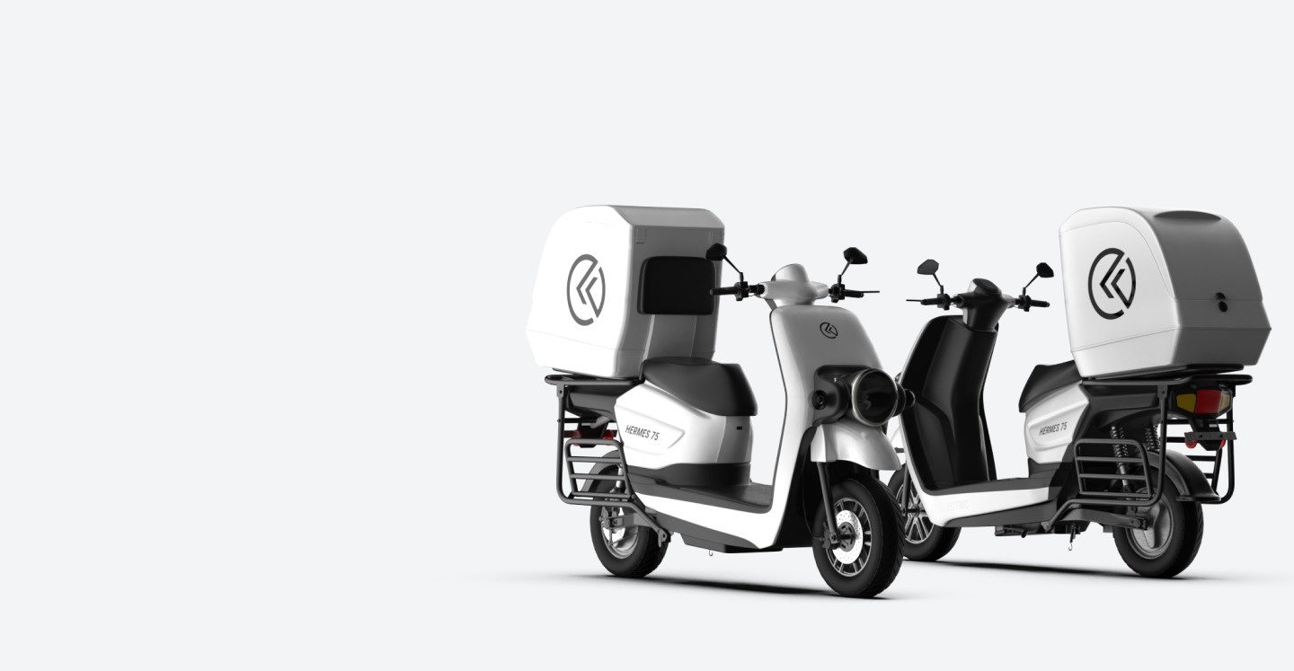 Kabira Mobility全新推出的商用電動機車Hermes 75,近年來印度車廠的取名皆相當有趣