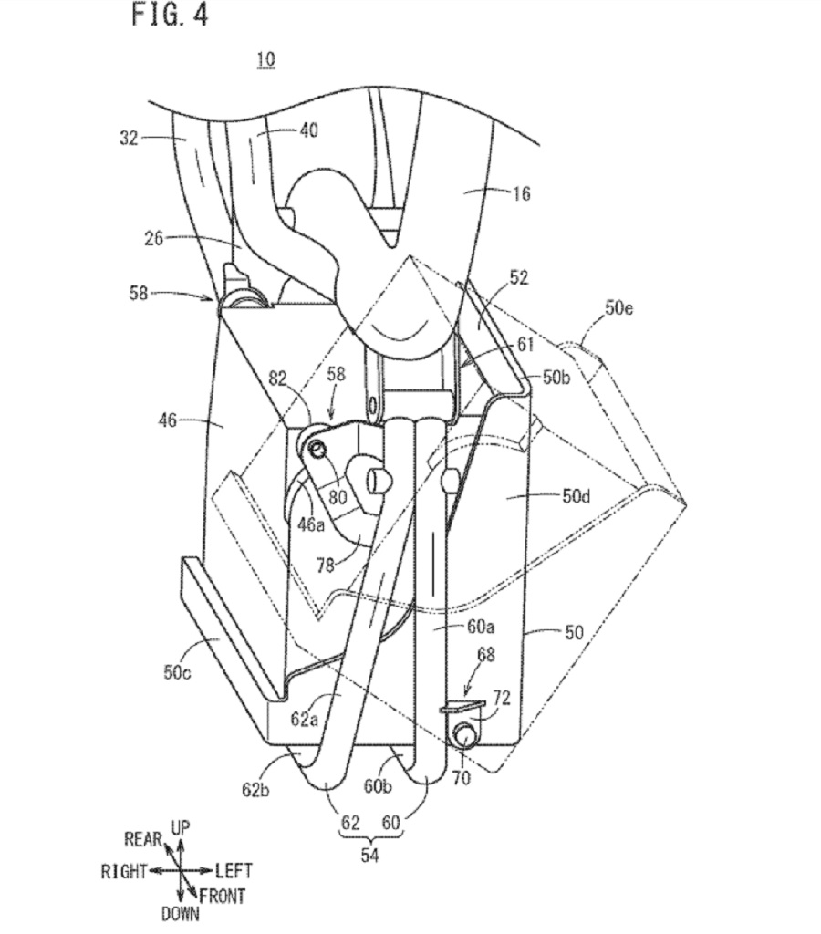 車架下方的電池座有一個支架的設計,讓駕駛可以更輕易地取出和放入電池