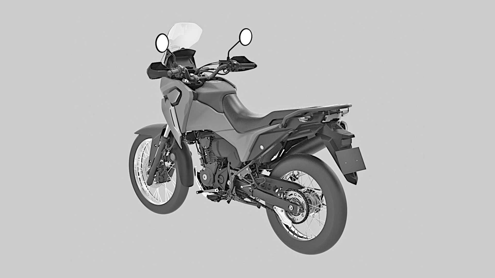 瘦窄的車尾配上後貨架