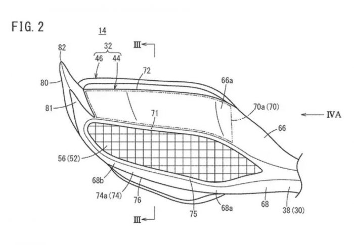 先前HONDA也曝光過一組後照鏡設計的空力套件