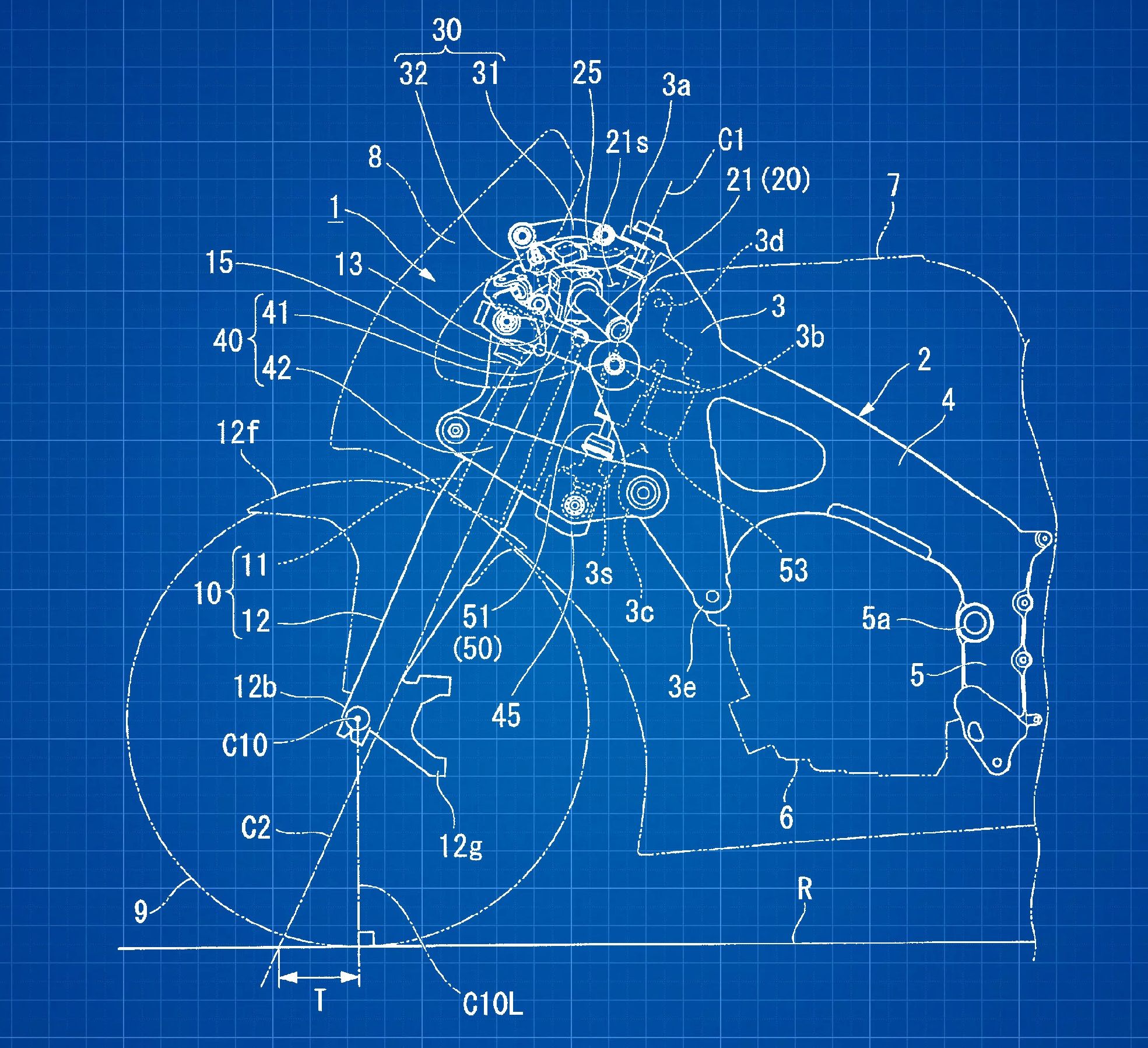 相較傳統的Hossack 懸吊，HONDA 並沒有大幅度的改變基本結構，但將轉向軸心放置在較為靠近車架頸部的地方，車輛長度還能維持與過往使用套筒式前叉時的尺寸。