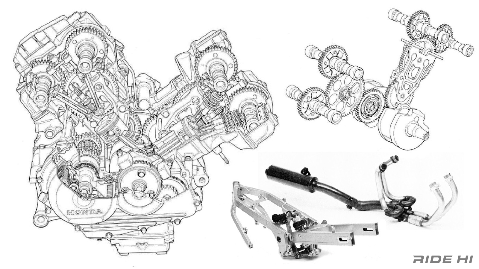 當年從RVF400工廠賽車直接移植過來的引擎和車架設計，成為當年最強的市售仿賽