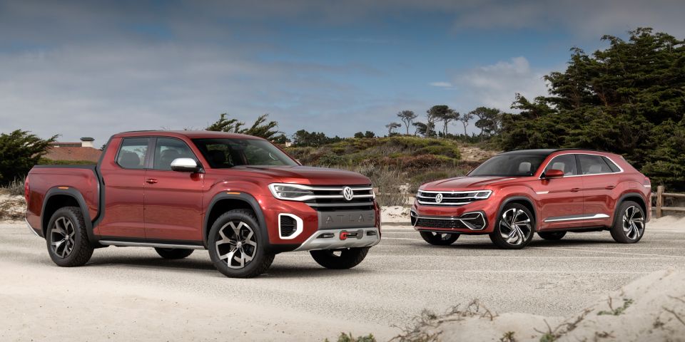 Volkswagen Atlas Cross Sport and Atlas Tanoak Concept