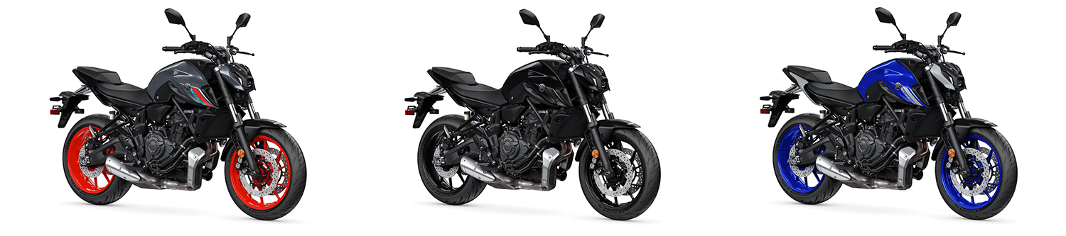 2021 Yamaha MT-07有三種車色選擇
