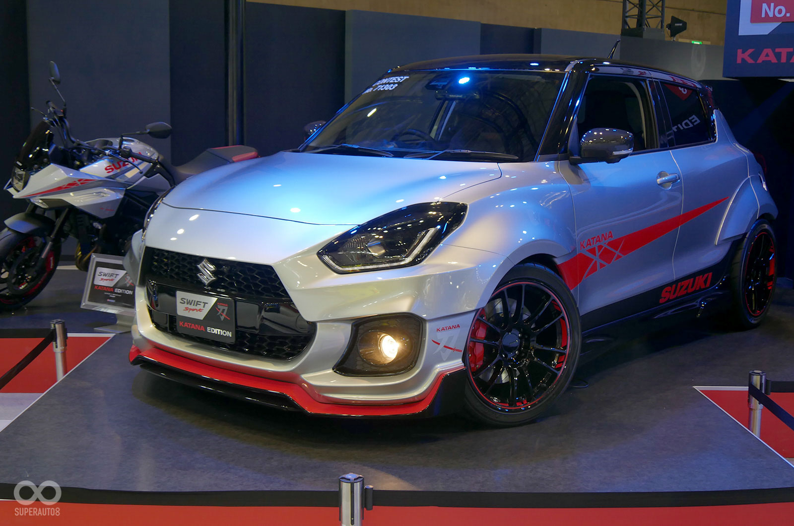 2020東京改裝車展亮相的SWIFT SPORT Katana Edition,擁有更誇張的寬體套件