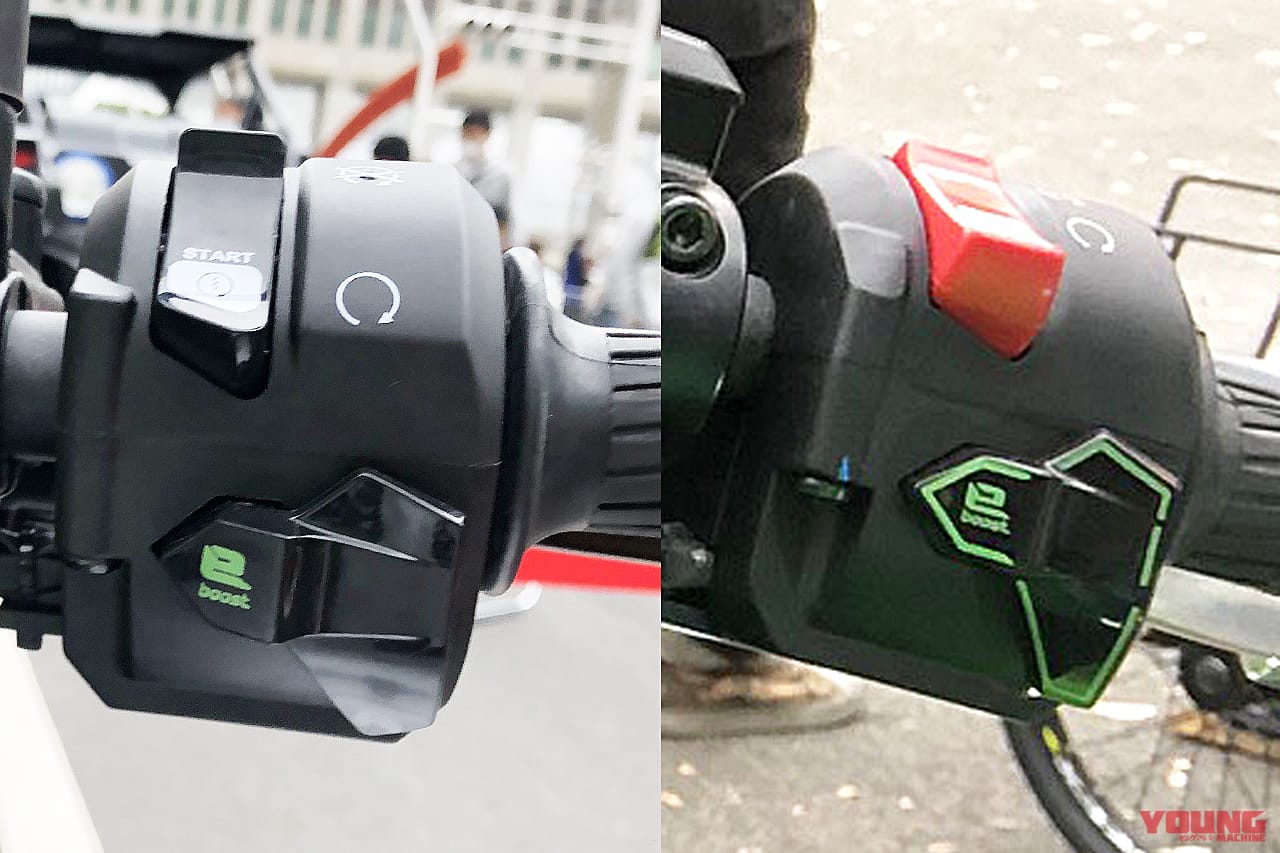 KAWASAKI之前曝光的實車上就有eBoost按鈕
