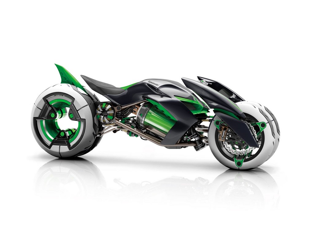 Kawasaki的變形三輪概念車J Concept