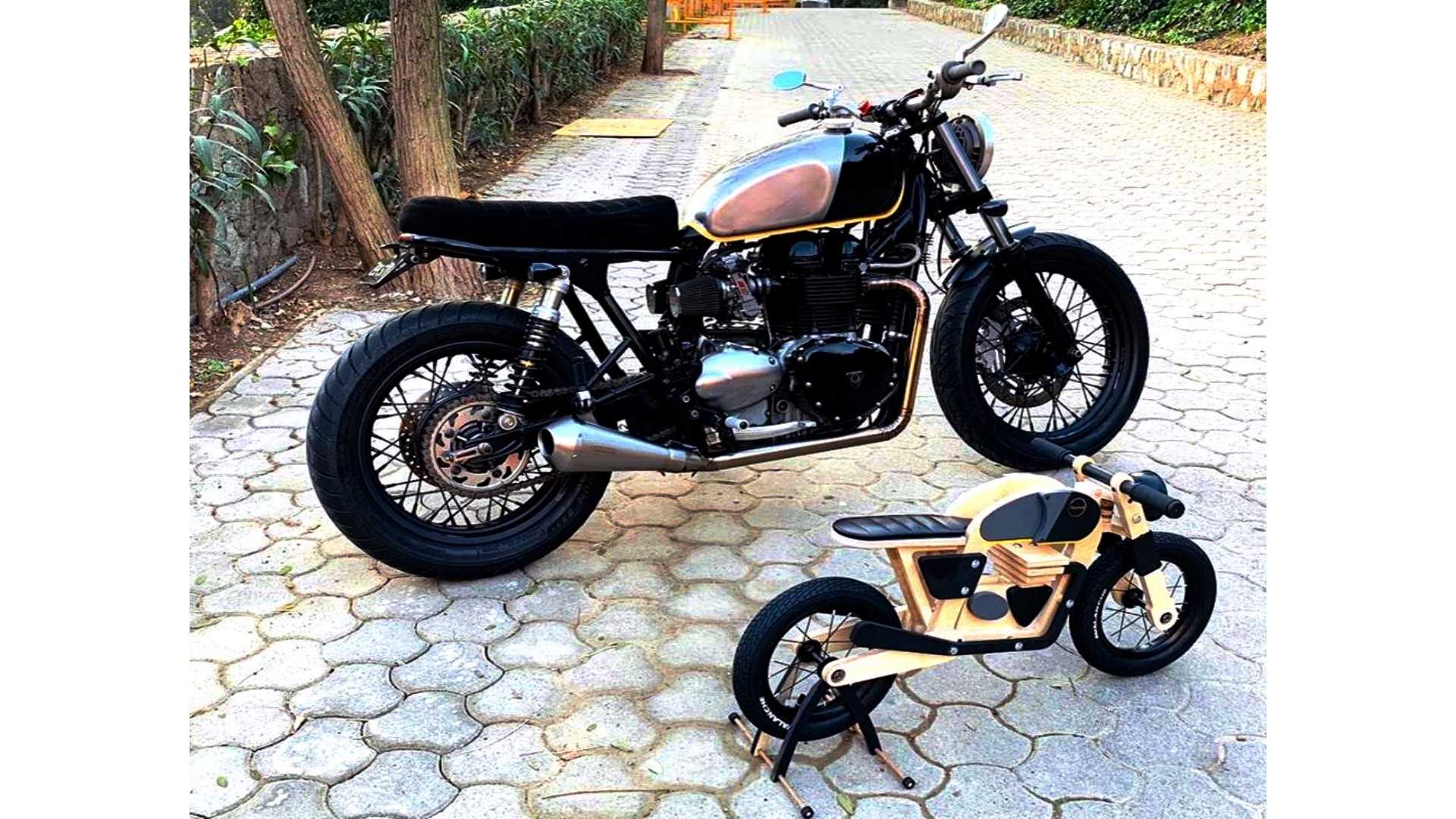 手工木製加上皮革裝飾,真的非常帥氣啊!