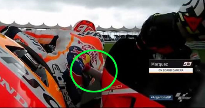 今年MotoGP賽季進行到現在前翼戳到車手的畫面已經不算新鮮。