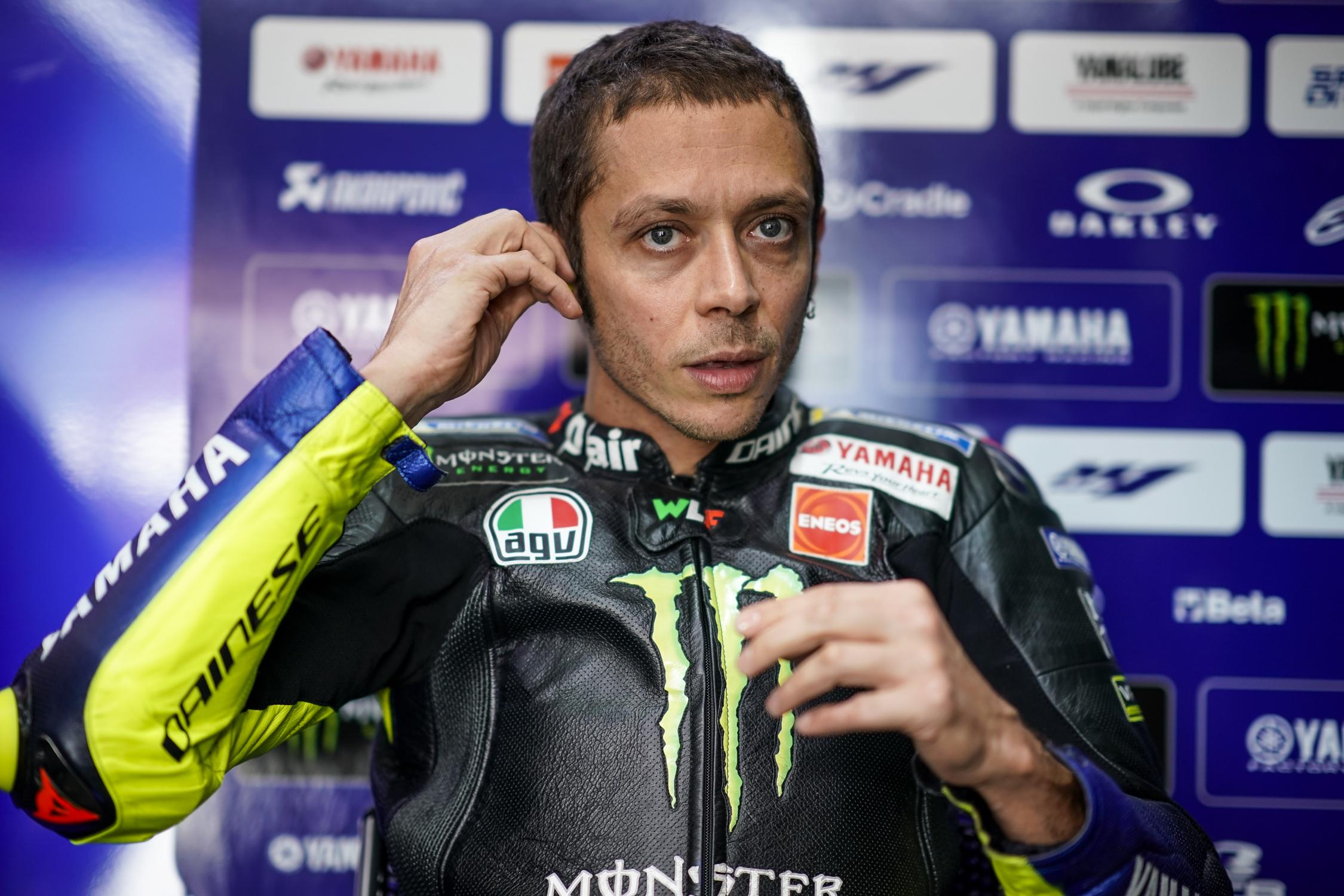 後輪的抓地力與循跡性還是困擾著Rossi