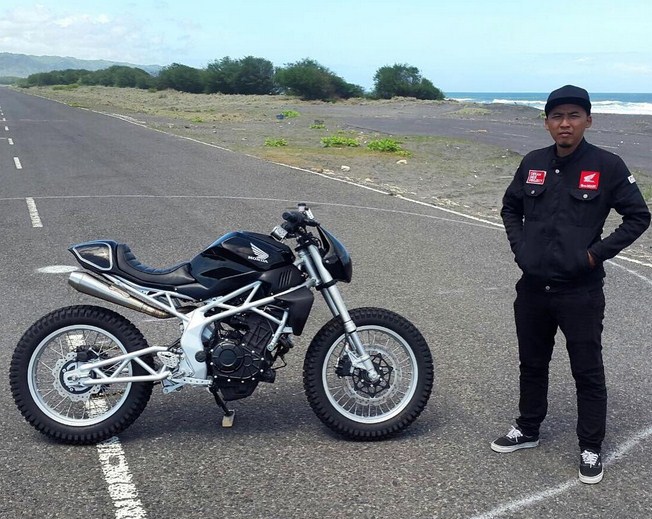 Budi Setiawan 想把原車改成現代版的Scrambler，聽起來讓人覺得不可思議，但他真的辦到了