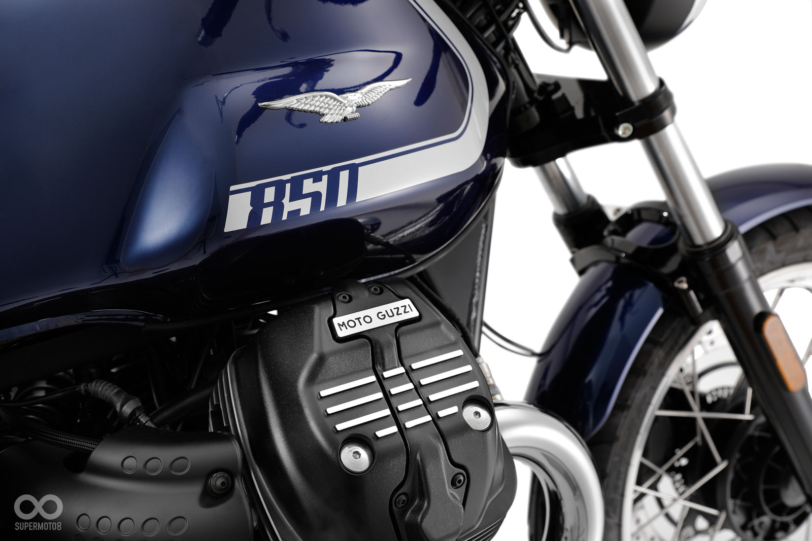 全新MOTO GUZZI V7換上850 c.c.雙缸引擎,馬力提升25%