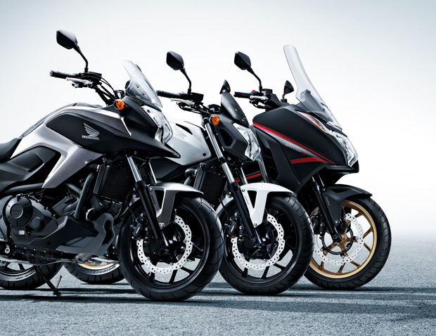 HONDA的NC750車系便是在共同平台的基礎下,發展出許多不同類型的車款,以滿足不同消費族群需求