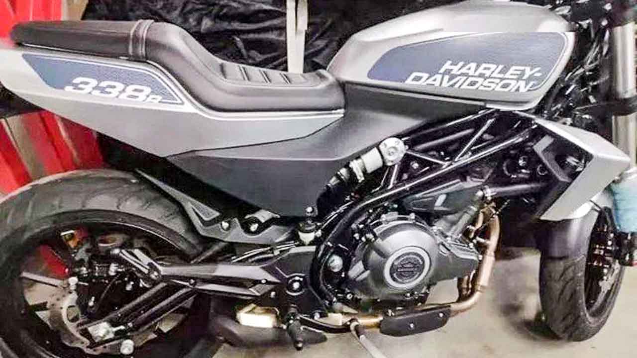 先前曝光由錢江摩托代工的Harley-Davidson 338R實車圖
