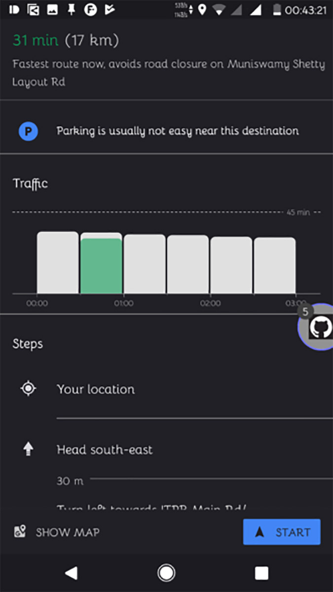 新版本加入目的地停車資訊